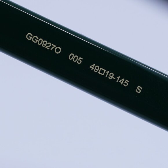 Gucci GG0927O 005 Eyeglasses Transparent Green 49mm Square Frame - Picture 7 of 12